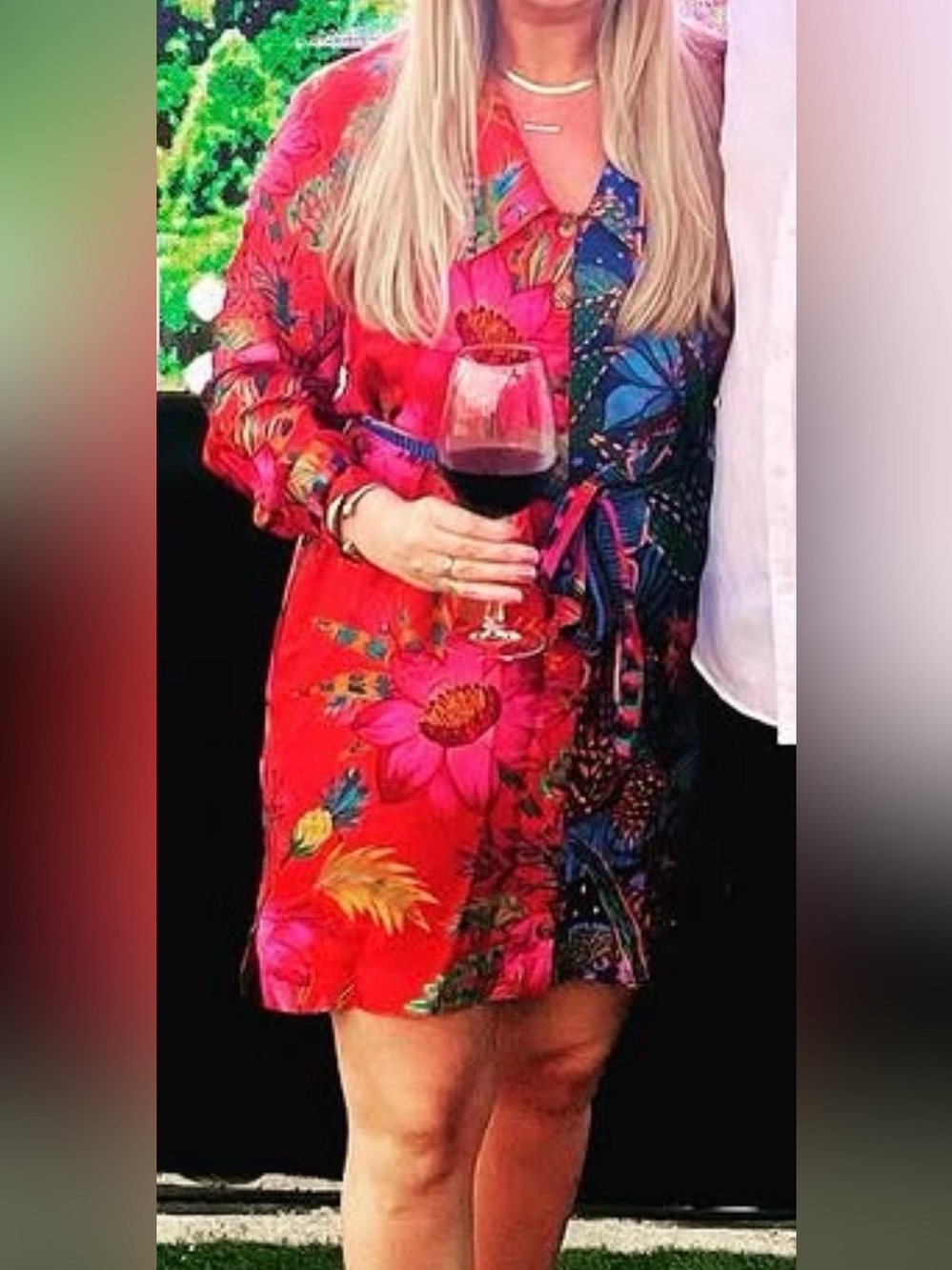 FARM Rio Mixed Print Chemise Dress - *tailored* - Picture 6 of 6